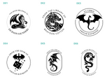 Load image into Gallery viewer, Custom Library Book Embosser - Dragon Collection