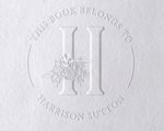 Load image into Gallery viewer, Custom Library Book Embosser - Floral Monogram