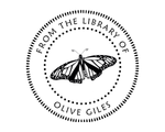 Load image into Gallery viewer, Butterfly Custom Name Book Stamp - JB-Butterfly10