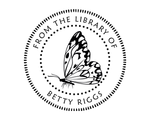 Load image into Gallery viewer, Butterfly Custom Name Book Stamp - JB-Butterfly6