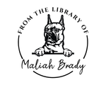 Load image into Gallery viewer, Dog Custom Name Book Stamp - JL-DOG31-FrenchBulldog