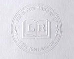 Load image into Gallery viewer, Custom Library Book Embosser - Initials