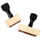 Load image into Gallery viewer, Custom Bee Themed Book Stamp or Embosser – 40 mm Round