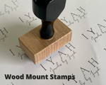Load image into Gallery viewer, Wood Mount Logo Stamp