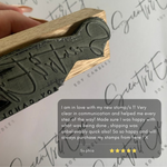 Load image into Gallery viewer, Custom Logo Rubber Stamp