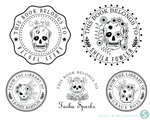 Load image into Gallery viewer, Custom Book Embosser - Sugar Skull Collection