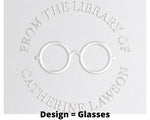 Load image into Gallery viewer, Custom Library Book Embosser - Glasses