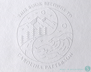 Custom Library Book Embosser - Nature Lover Collection
