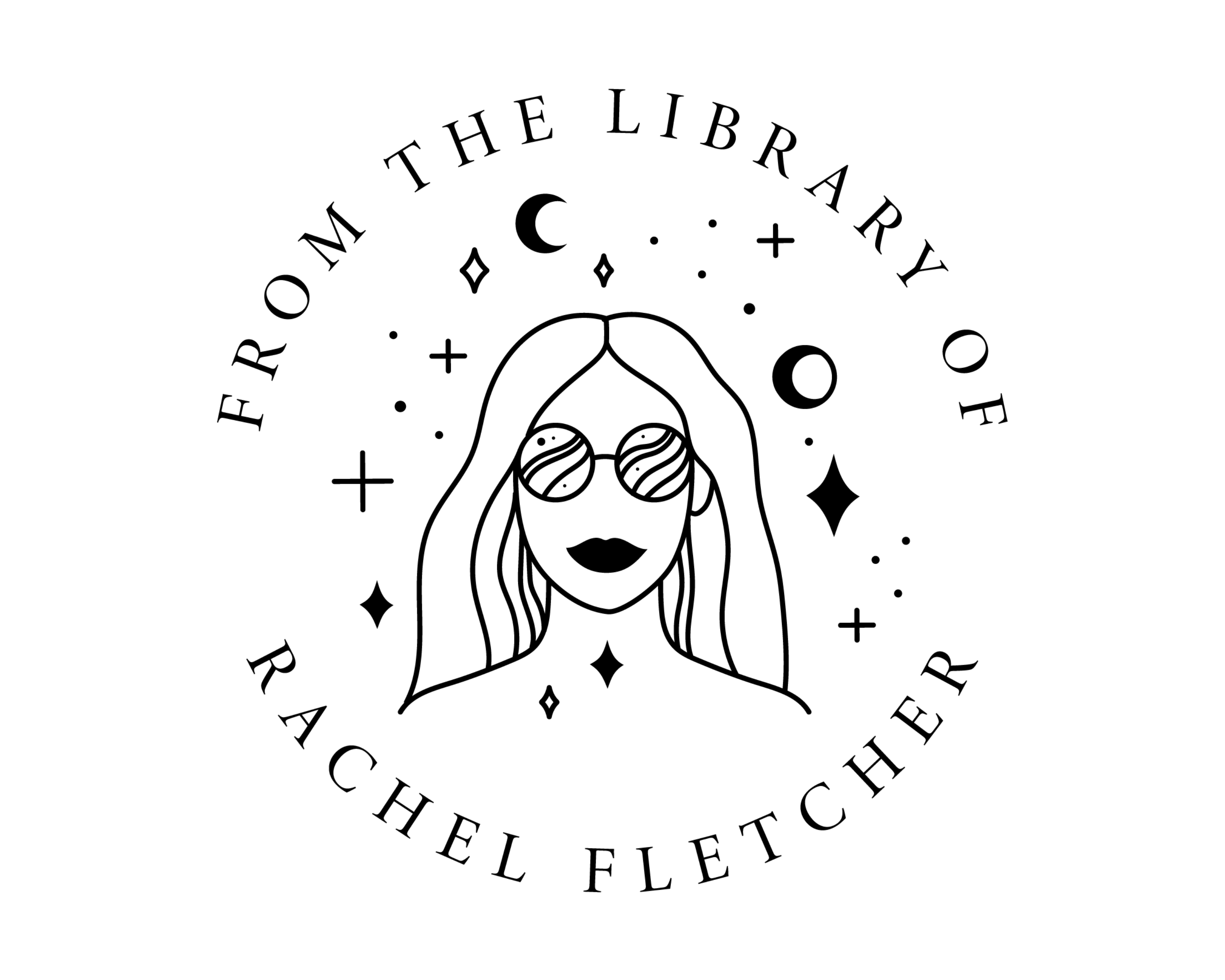 Girl Custom Name Book Stamp - BS21