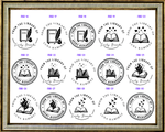 Load image into Gallery viewer, Custom Book Themed Book Stamp or Embosser – 40 mm Round
