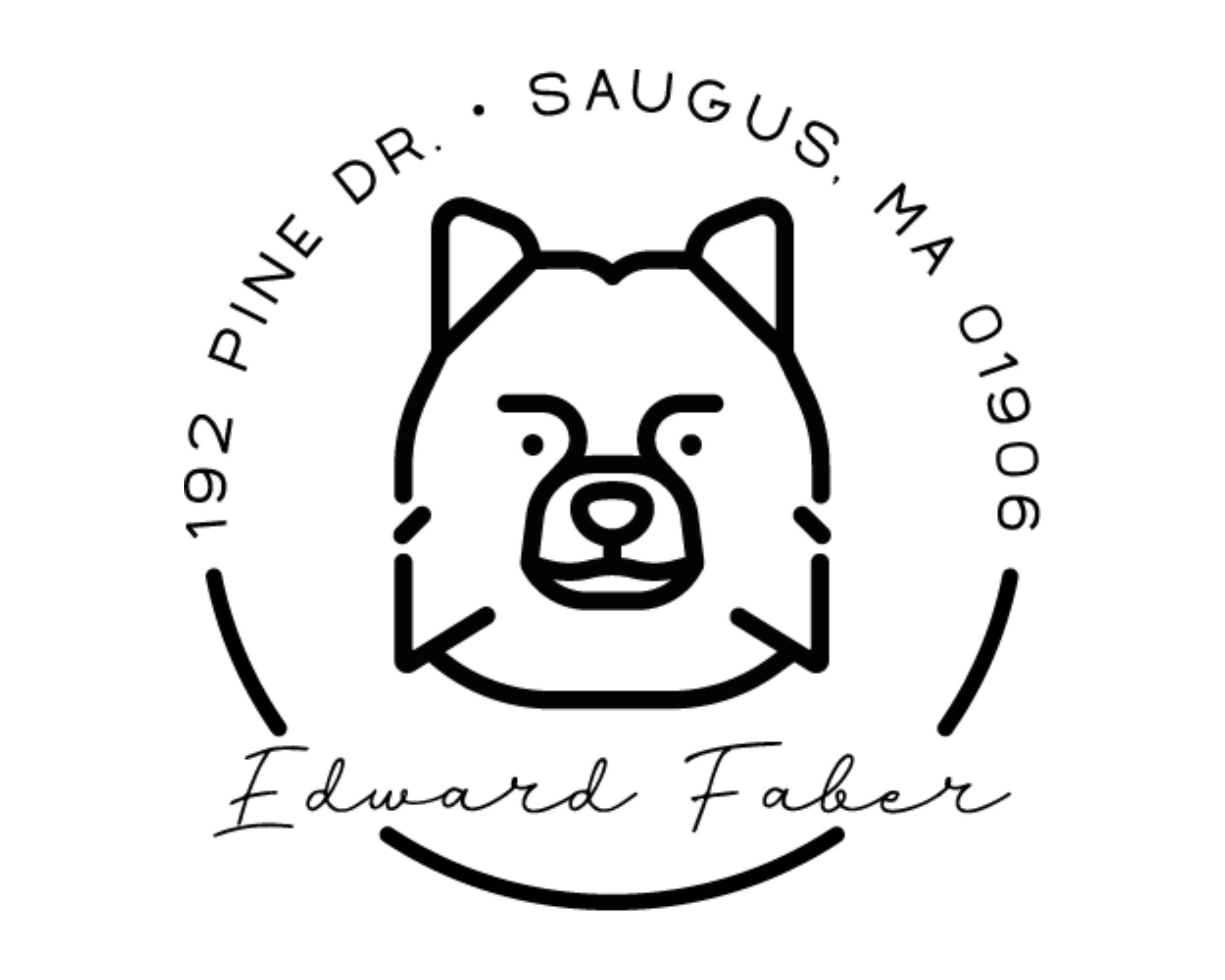 Dog Custom Name Book Stamp - DOGRND-Pomeranian