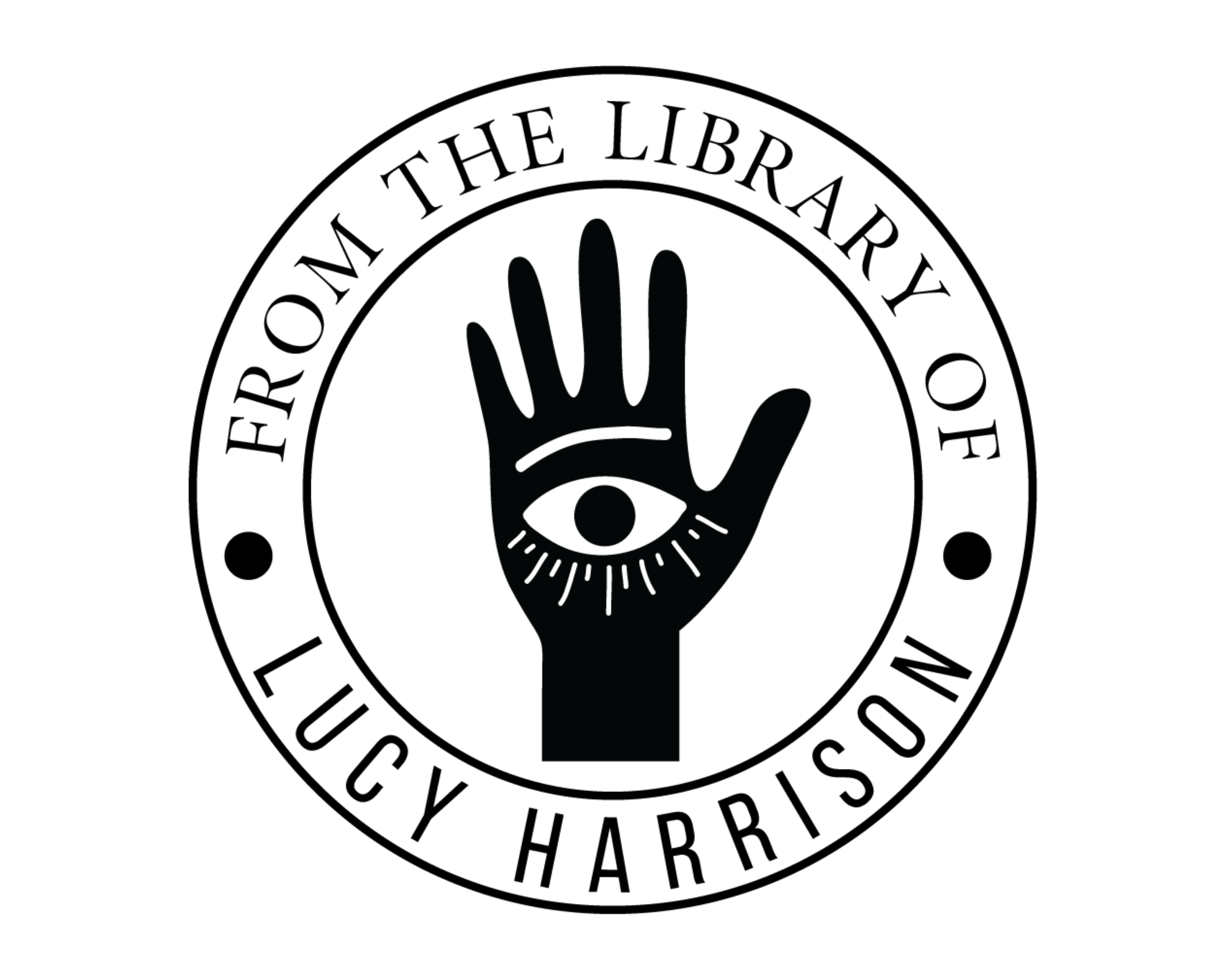 Celestial Custom Name Book Stamp - EL3