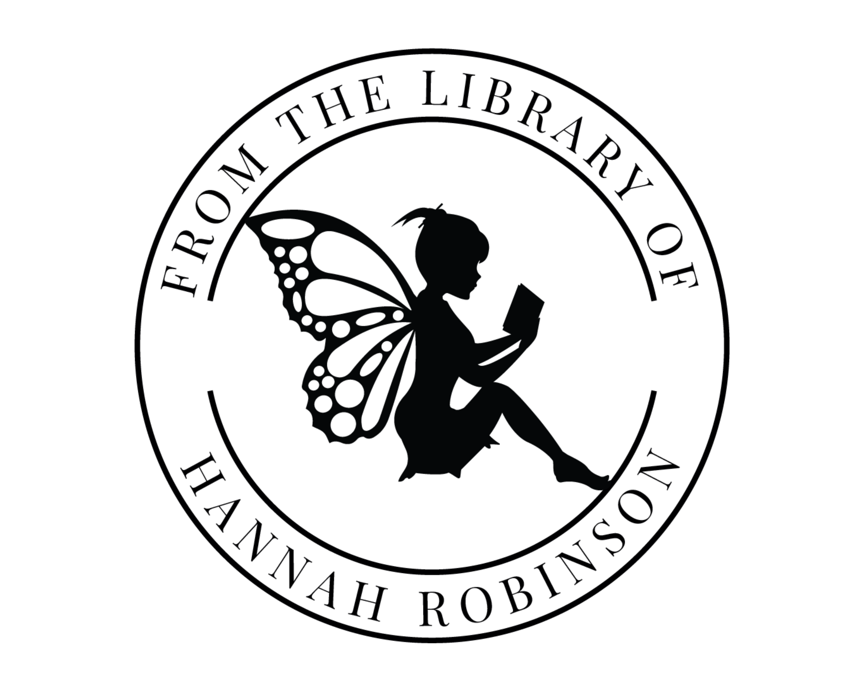 Fairy Custom Name Book Stamp - FairyM2