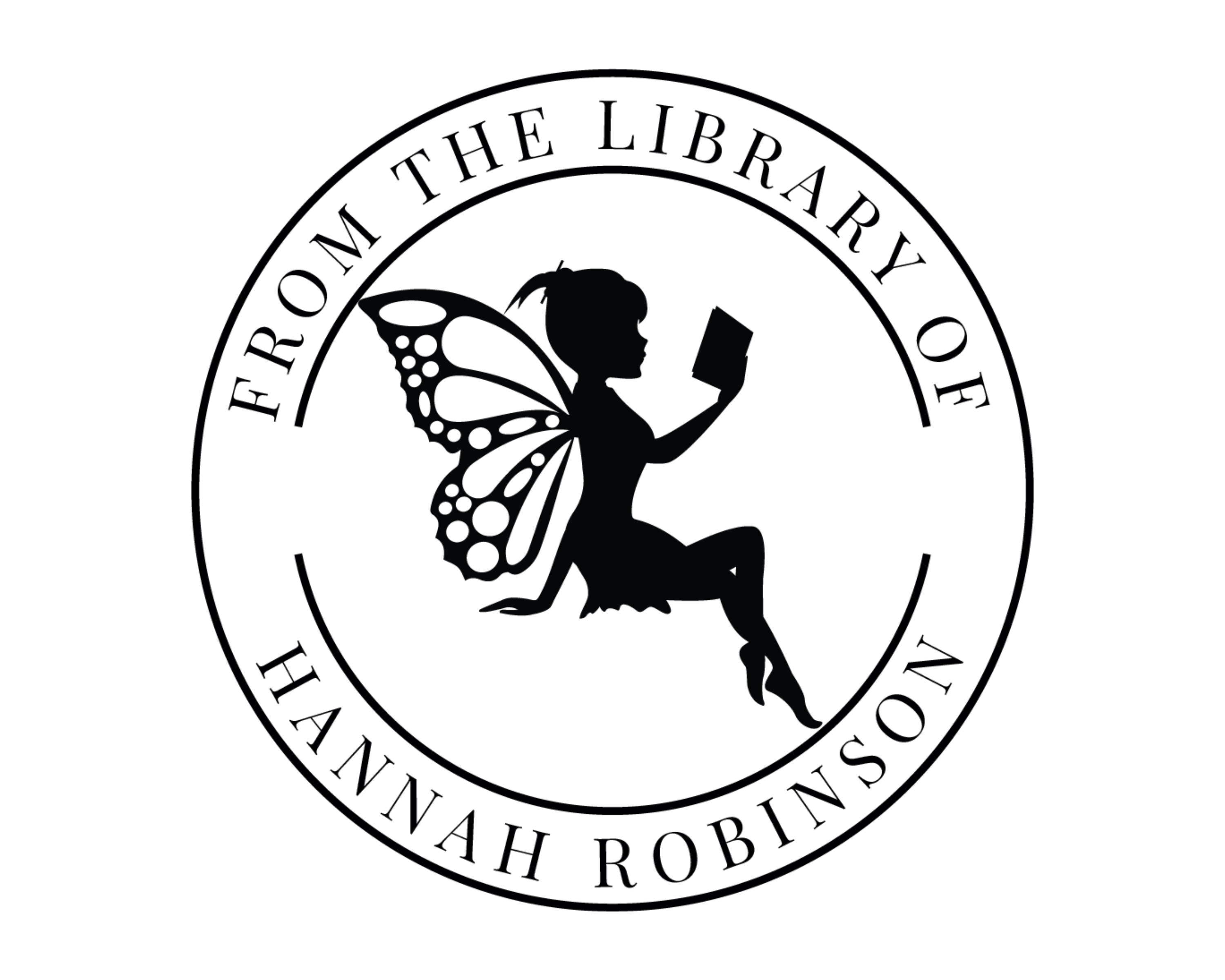 Fairy Custom Name Book Stamp - FairyM3