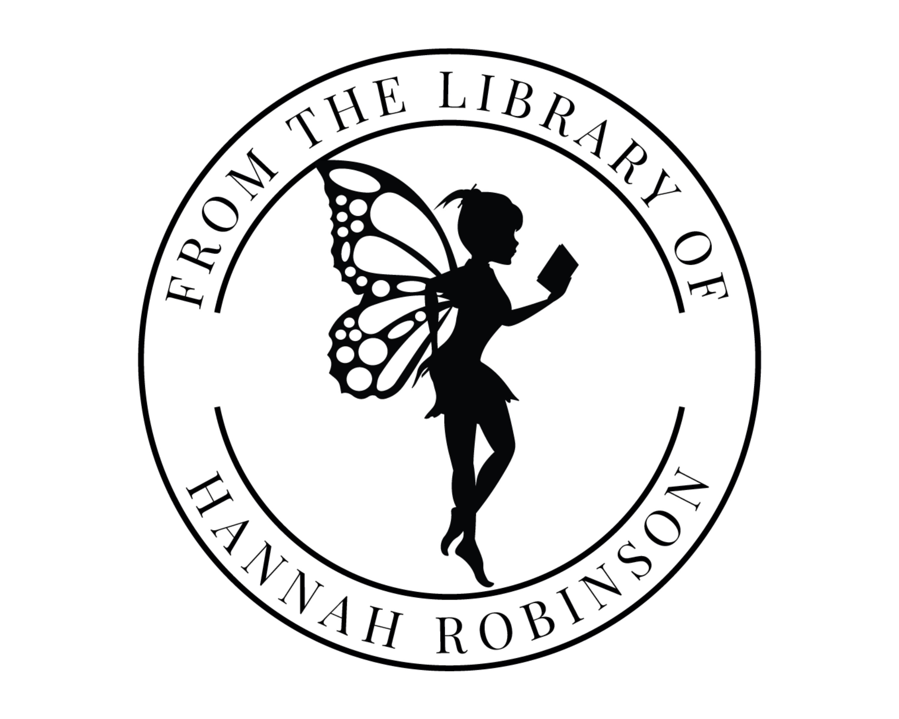 Fairy Custom Name Book Stamp - FairyM5