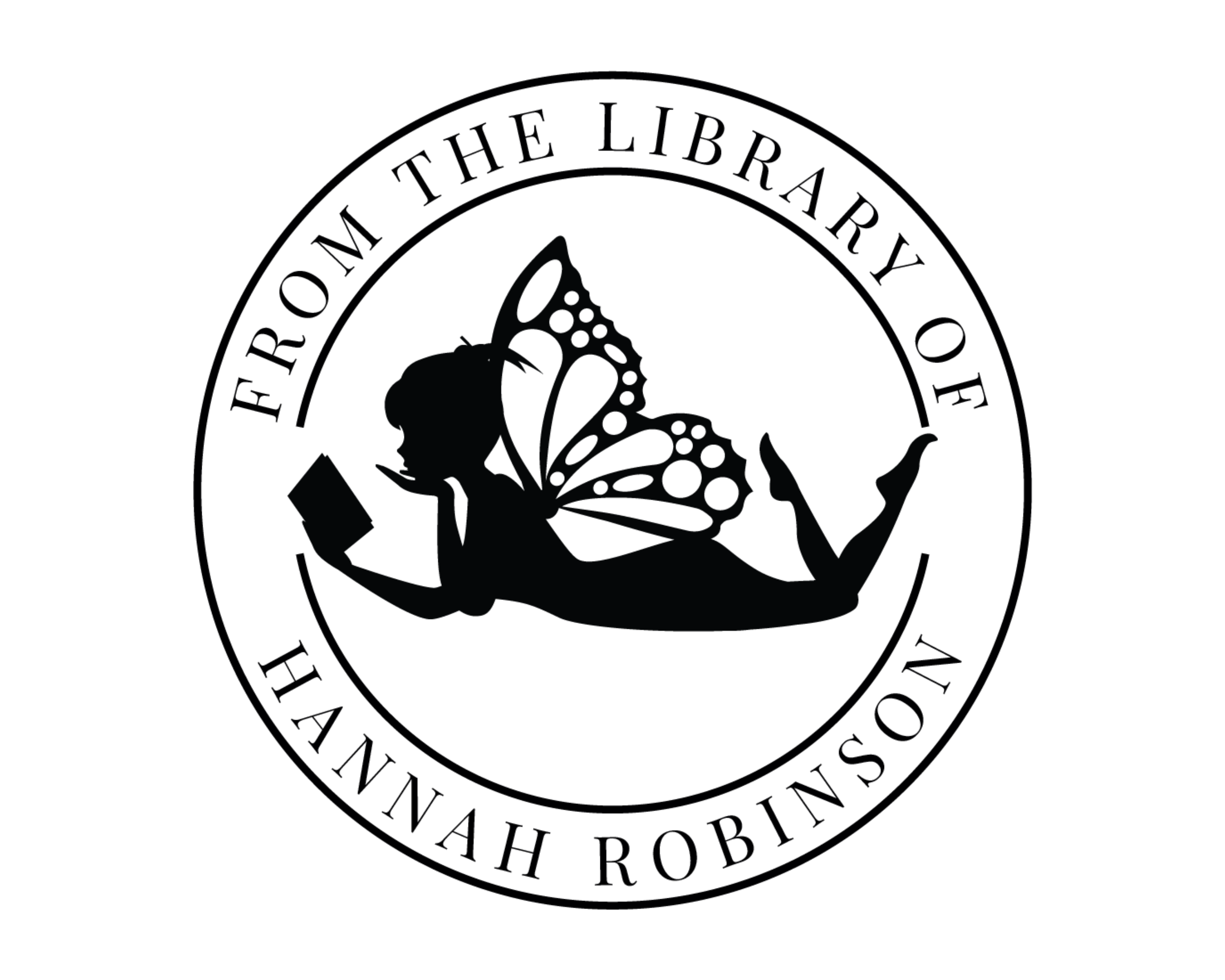 Fairy Custom Name Book Stamp - FairyM6