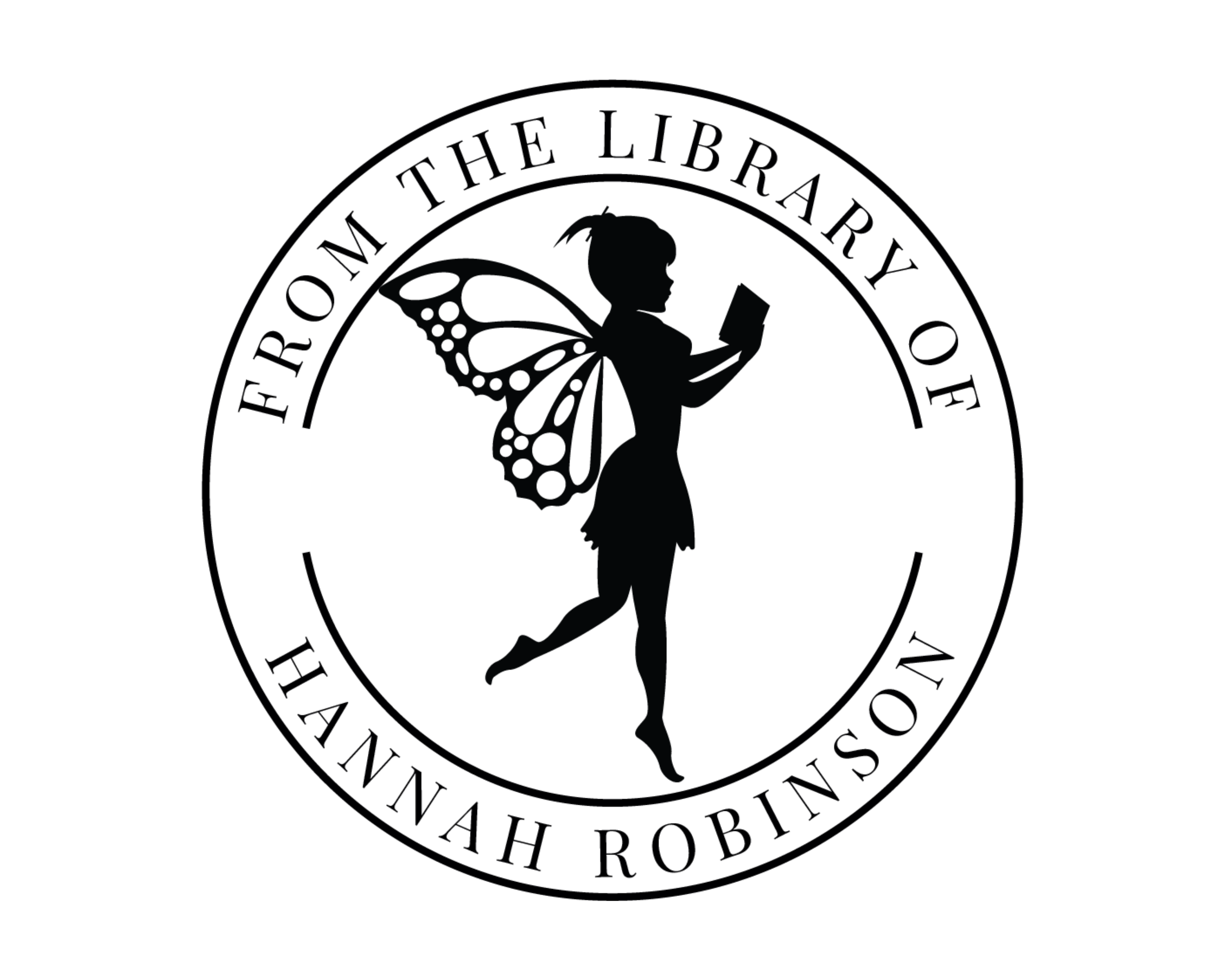 Fairy Custom Name Book Stamp - FairyM7