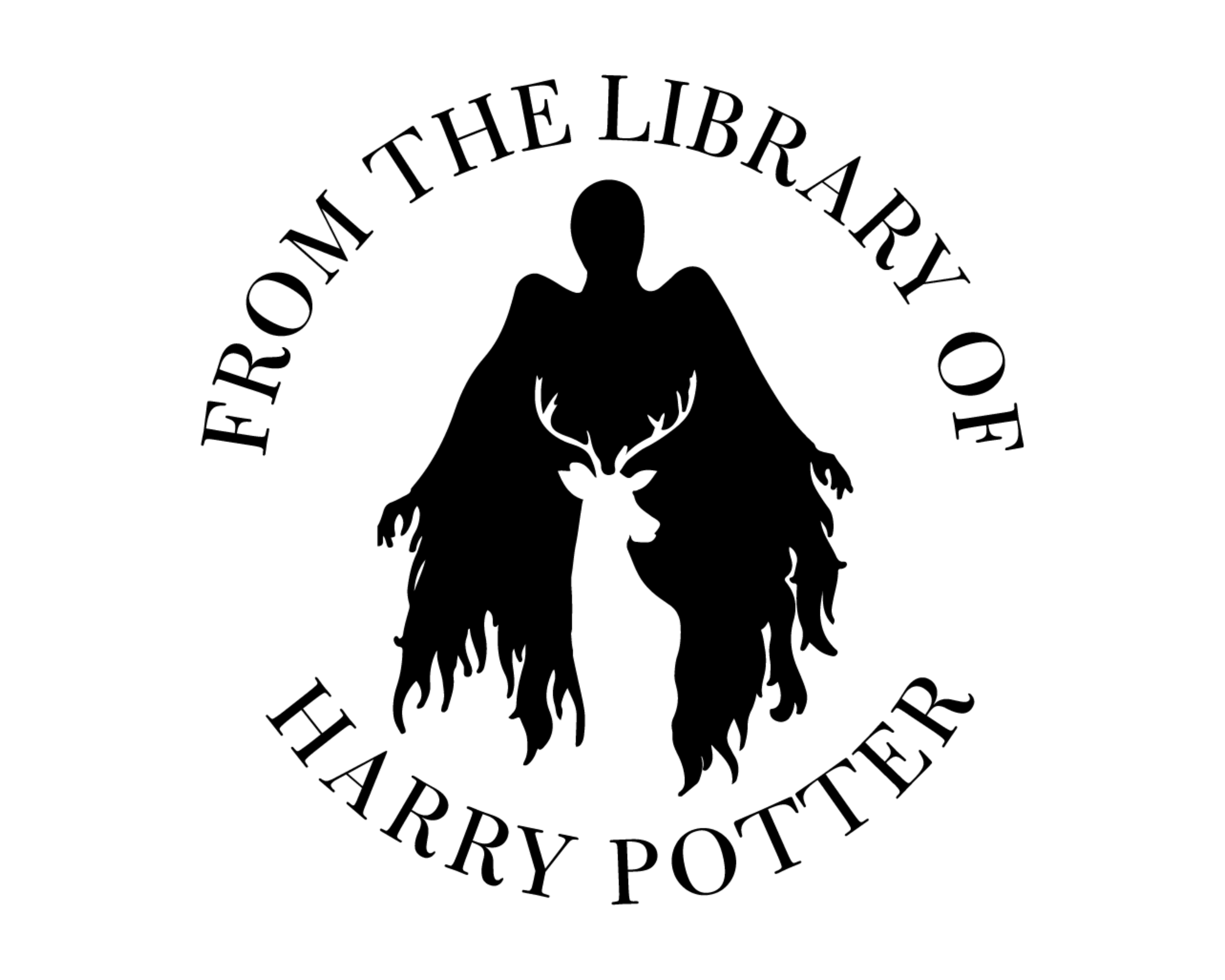 Halloween Custom Name Book Stamp - HP6