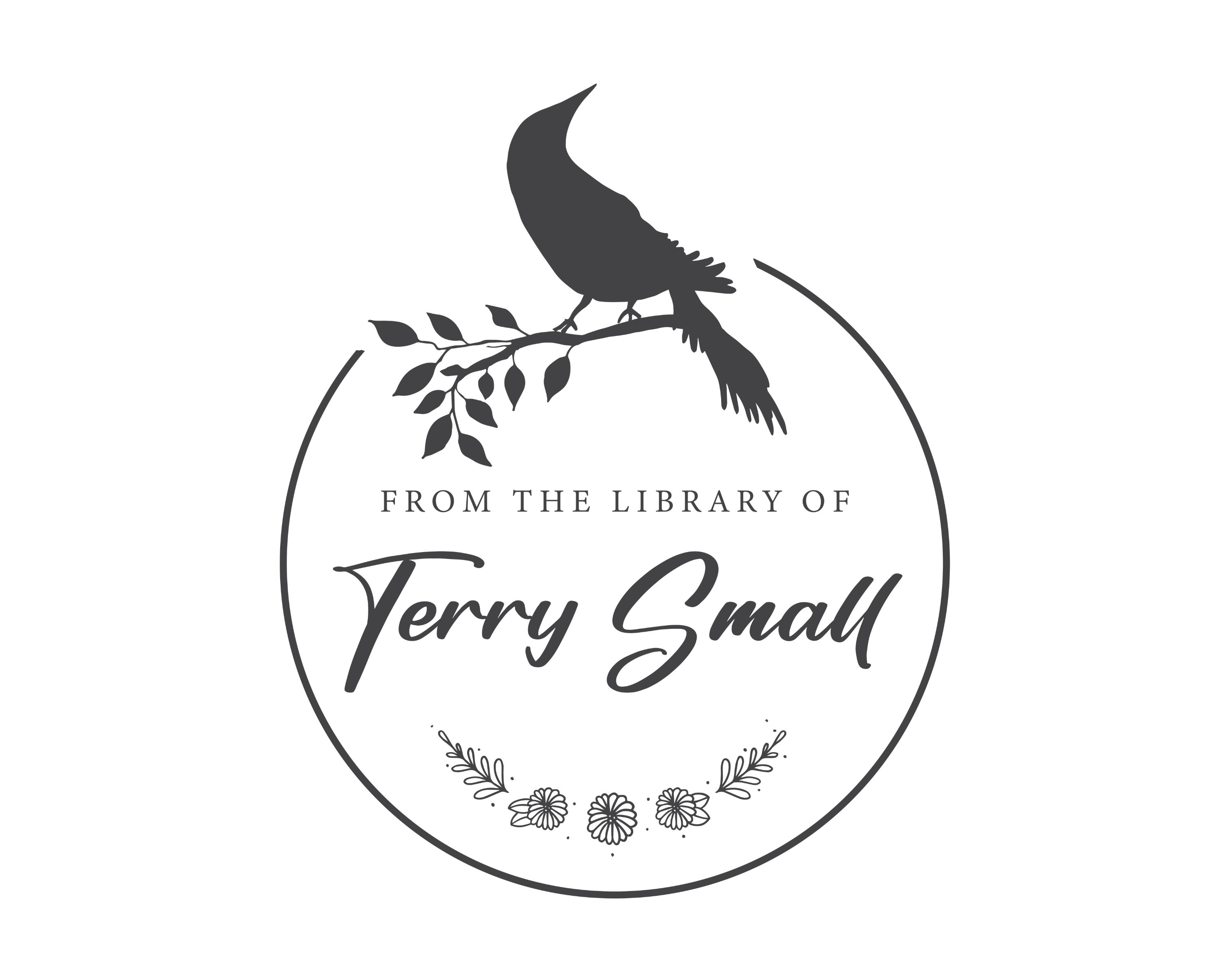 Birds Custom Name Book Stamp - JL-BIRD8