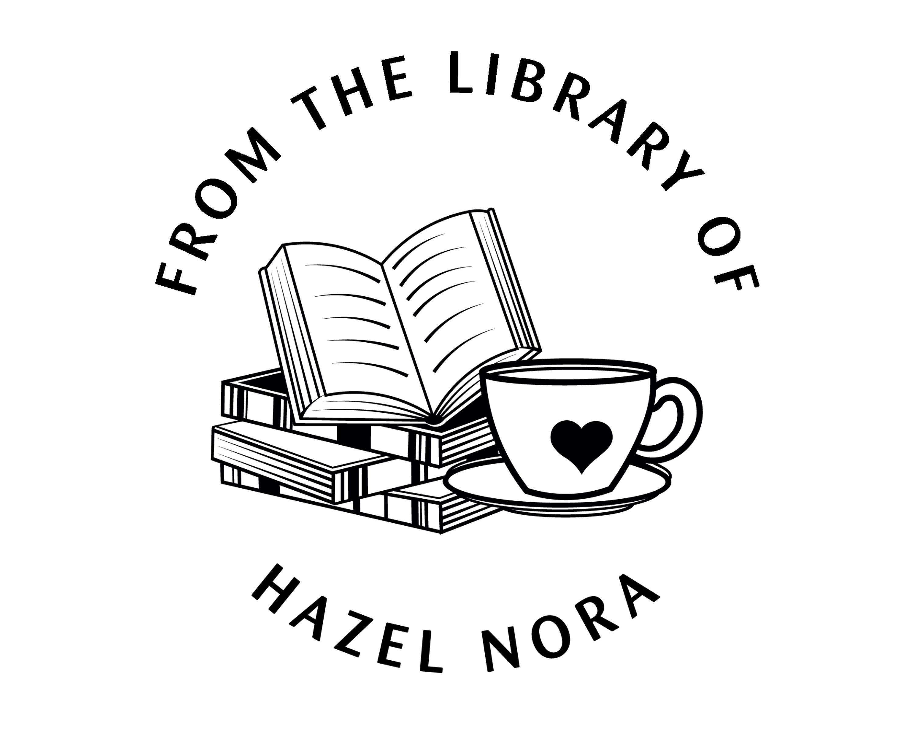 Coffee Custom Name Book Stamp - JL-Book64