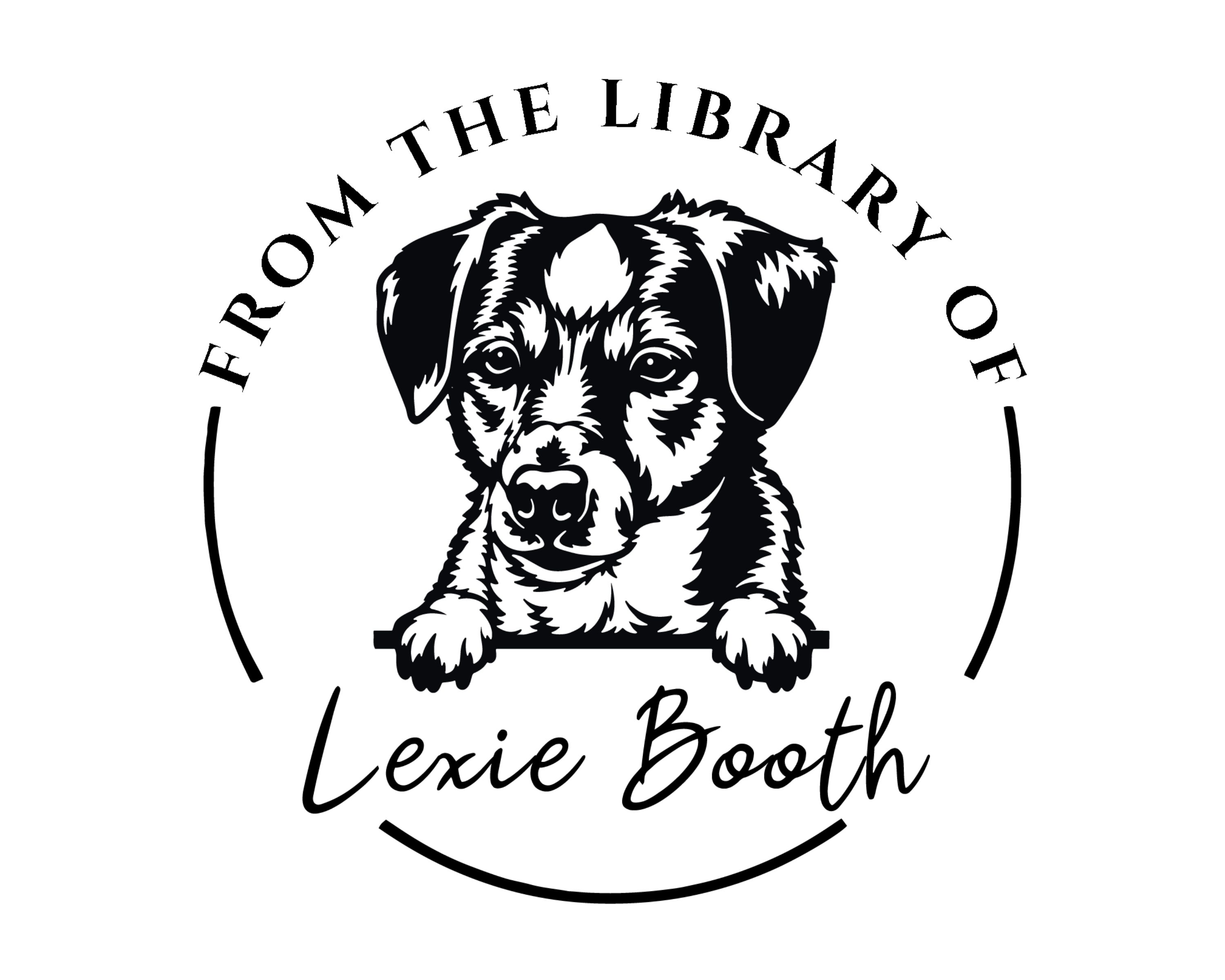 Dog Custom Name Book Stamp - JL-DOG17-JackRussellTerrier