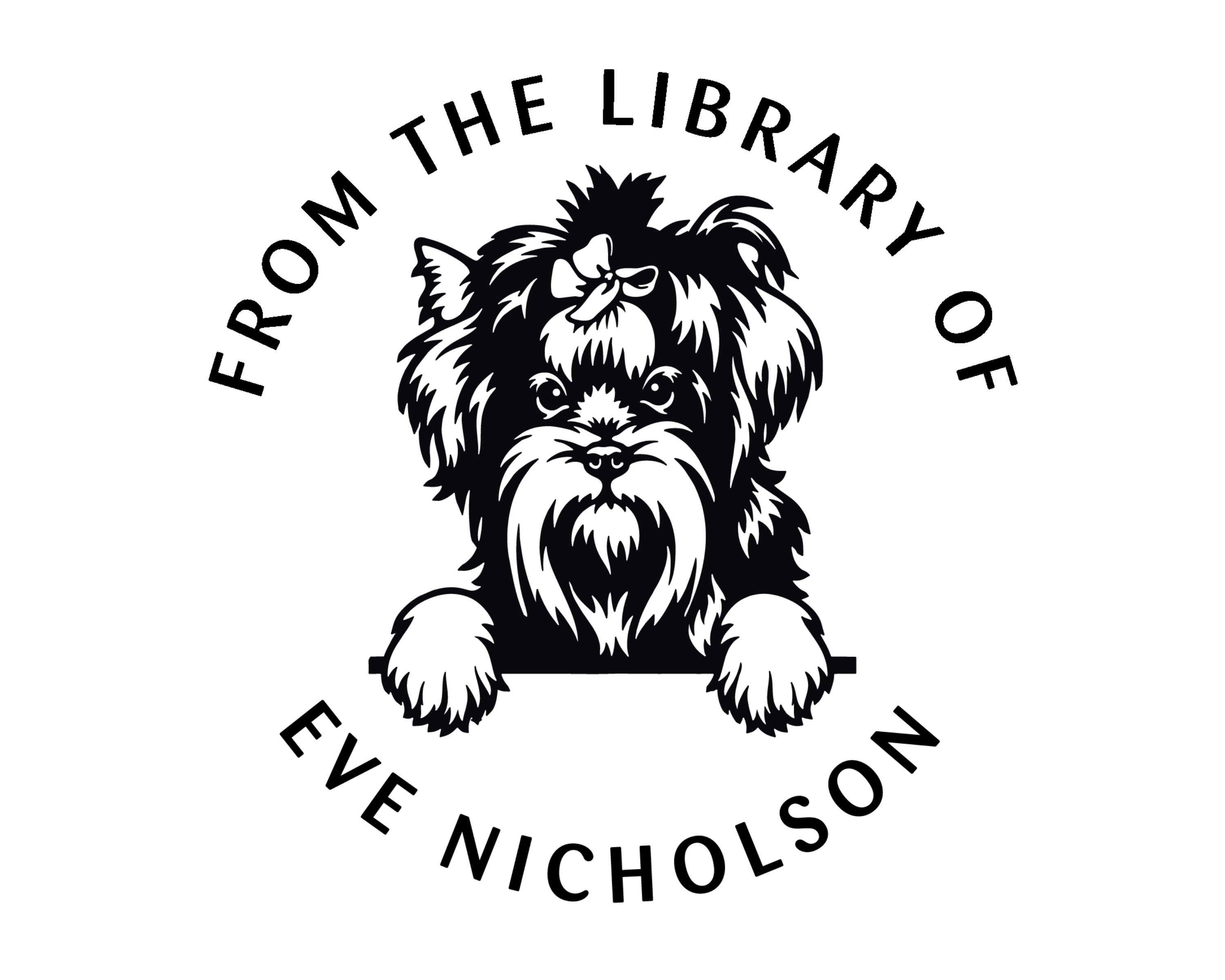 Dog Custom Name Book Stamp - JL-DOG37-YorkshireTerrier