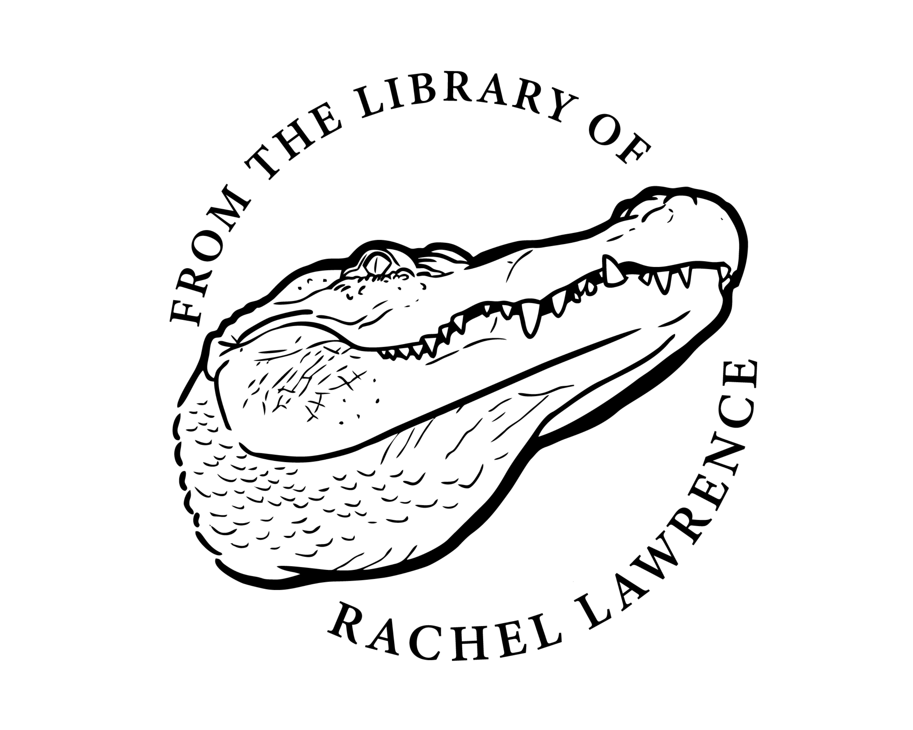 Animals Custom Name Book Stamp - JL-JUNGLE13