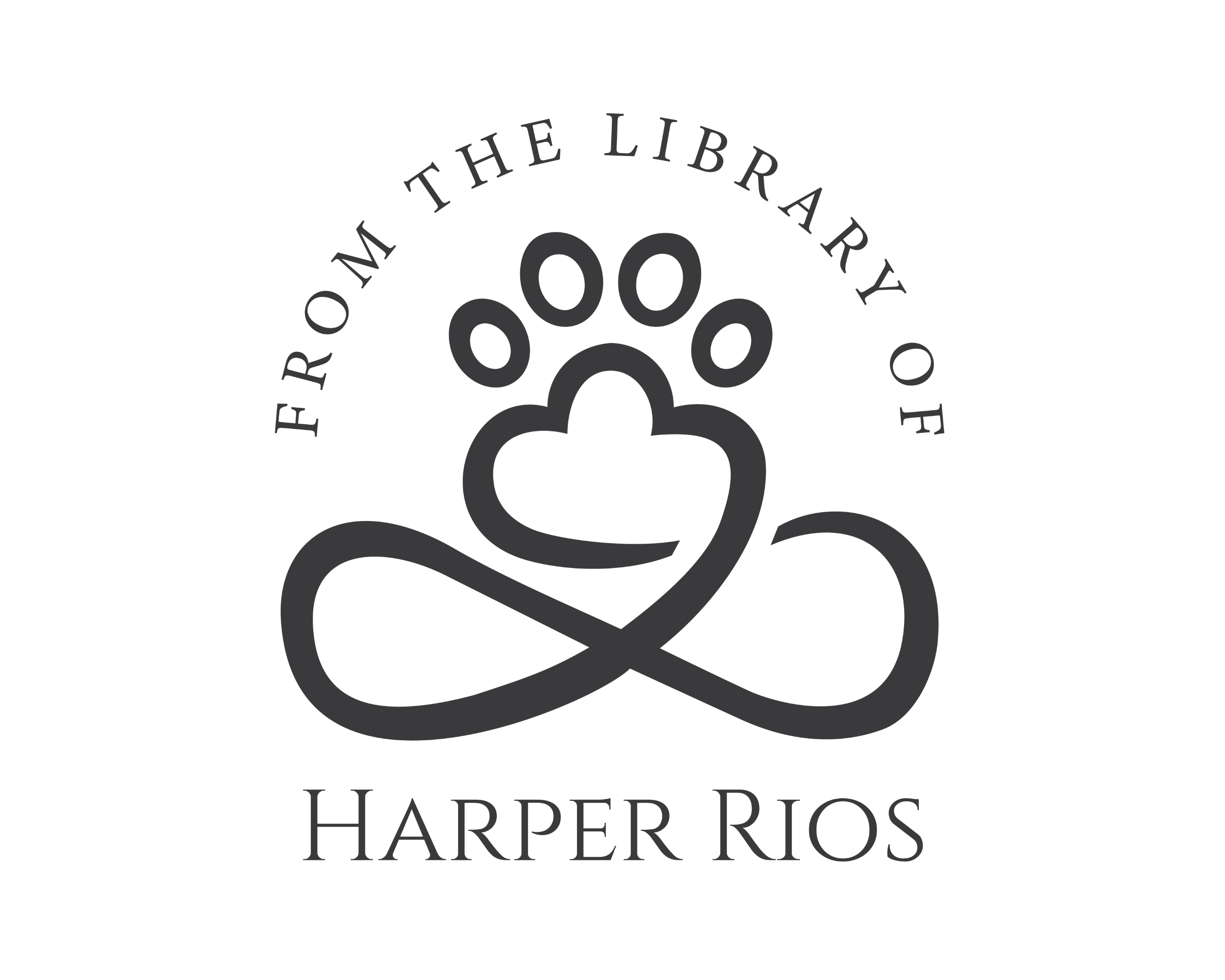 Dog Custom Name Book Stamp - JL-PAW10