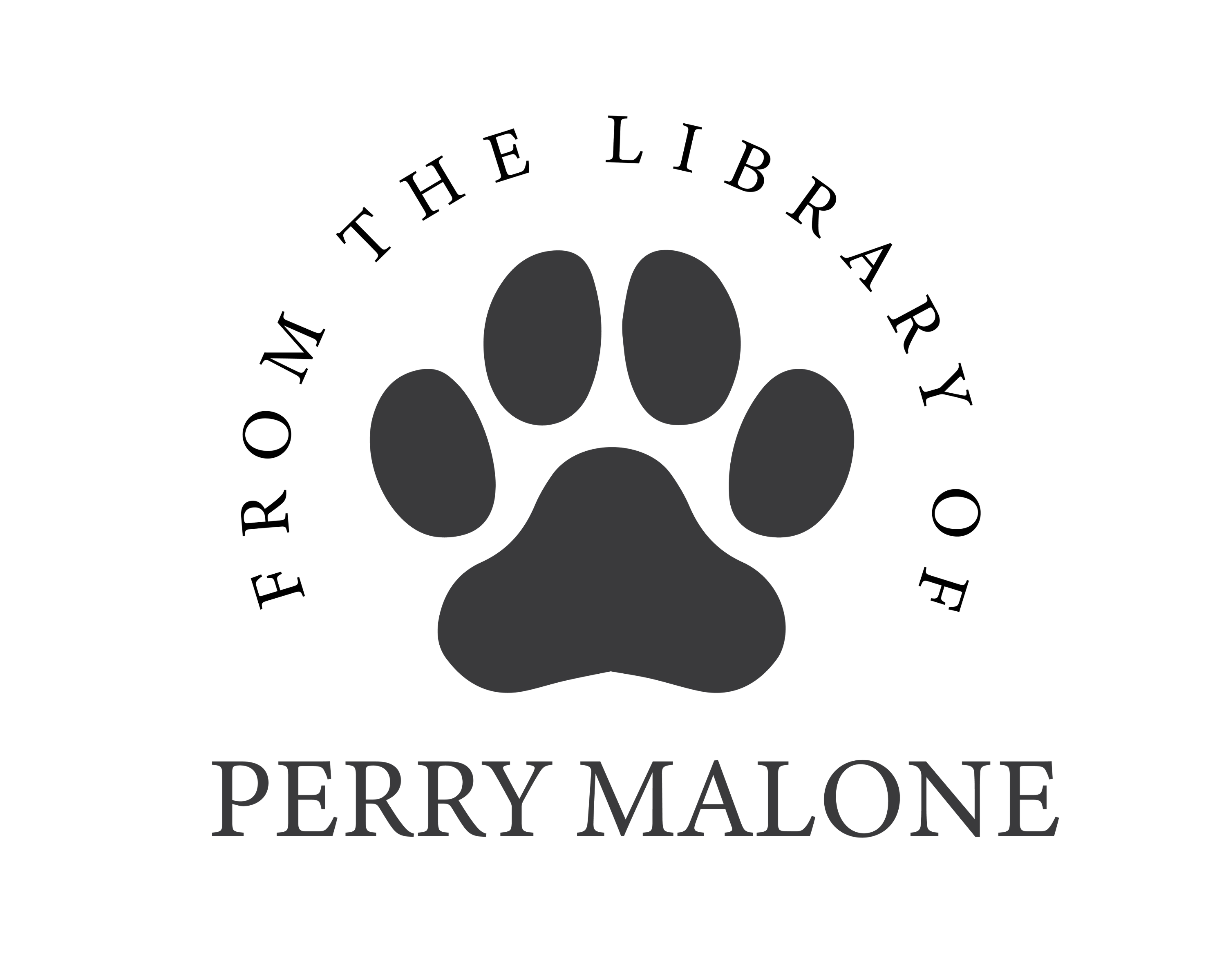 Dog Custom Name Book Stamp - JL-PAW2