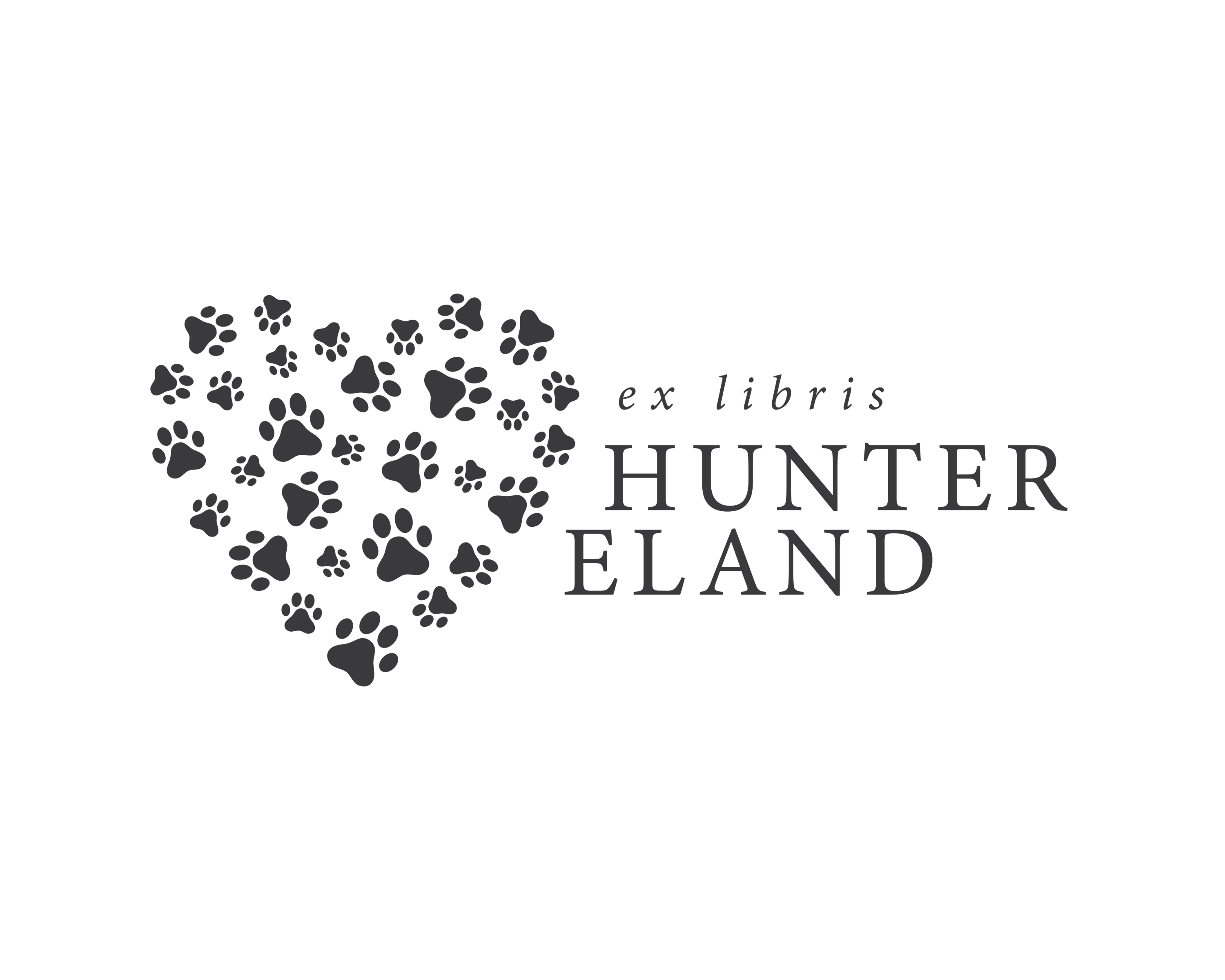 Dog Custom Name Book Stamp - JL-PAW4