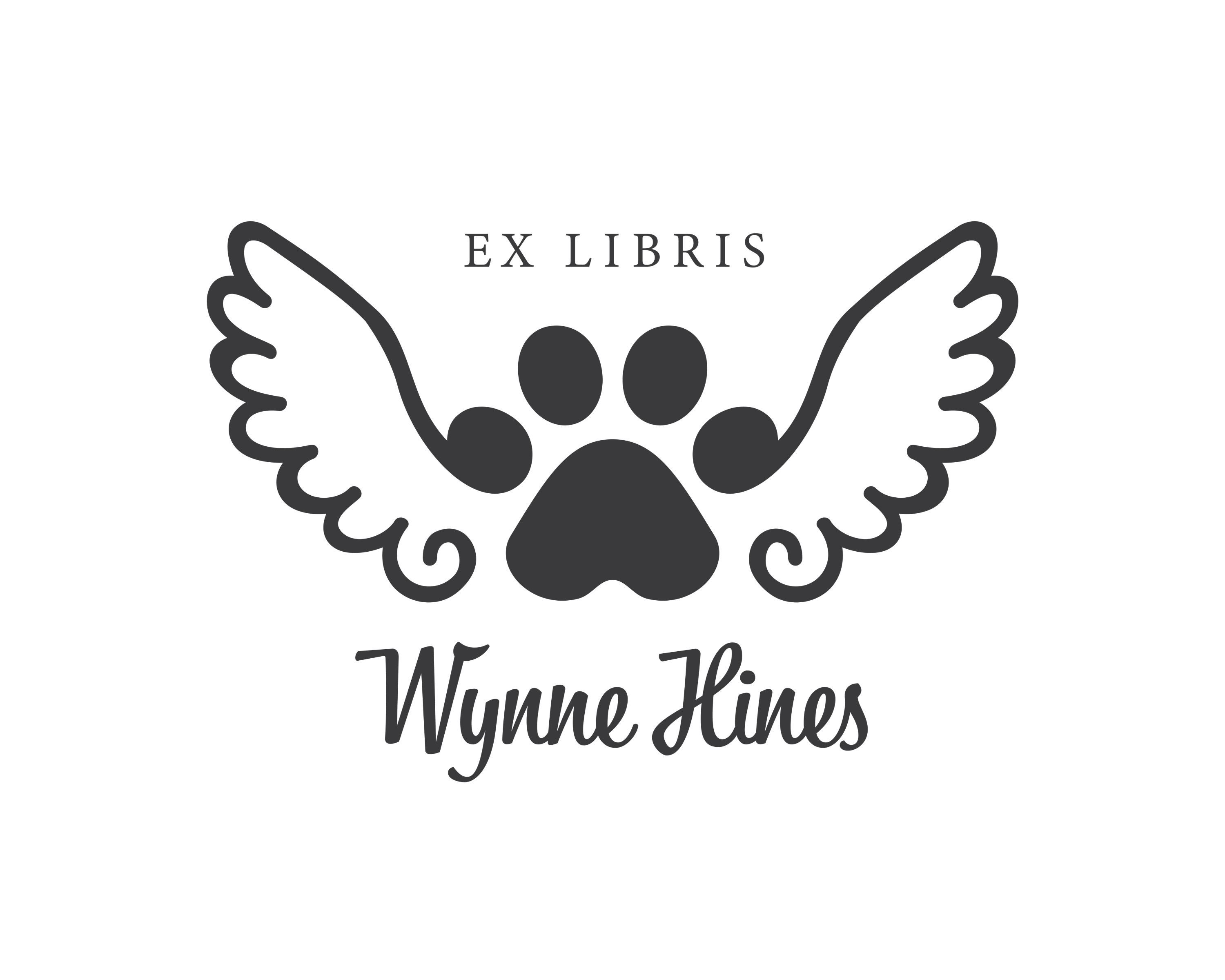 Dog Custom Name Book Stamp - JL-PAW9