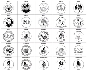 Tree Custom Book Embosser or Library Stamp – Personalised Gift
