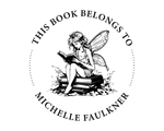 Load image into Gallery viewer, Fairy Custom Name Book Stamp - RBS-1
